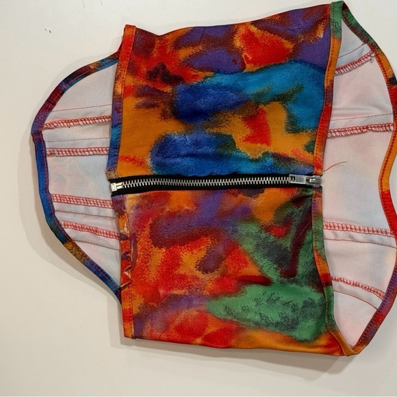 PrettyLittleThing Abstract Corset Top - Picture 2 of 5